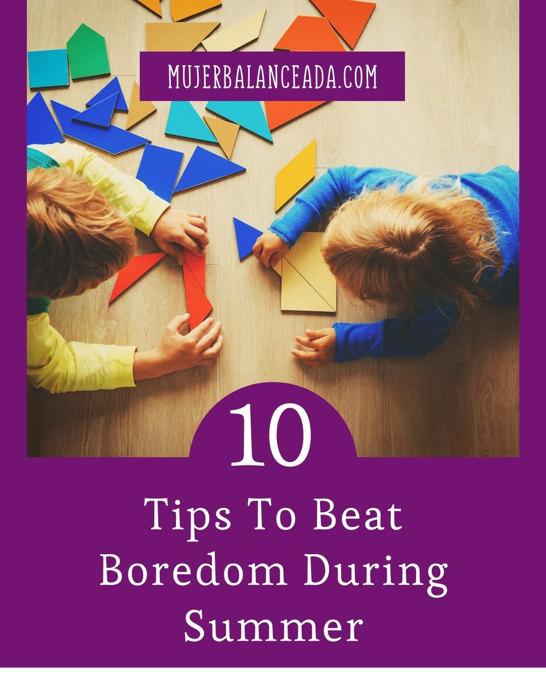 kids playing with building pieces - tips to beat boredom
